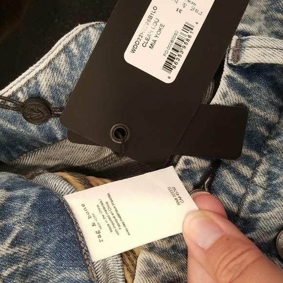 💕RAG & BONE💕 Mia Yoke High Waisted Belted Paneled Jeans ~ Clean Lou 31 NWT - Picture 16 of 16